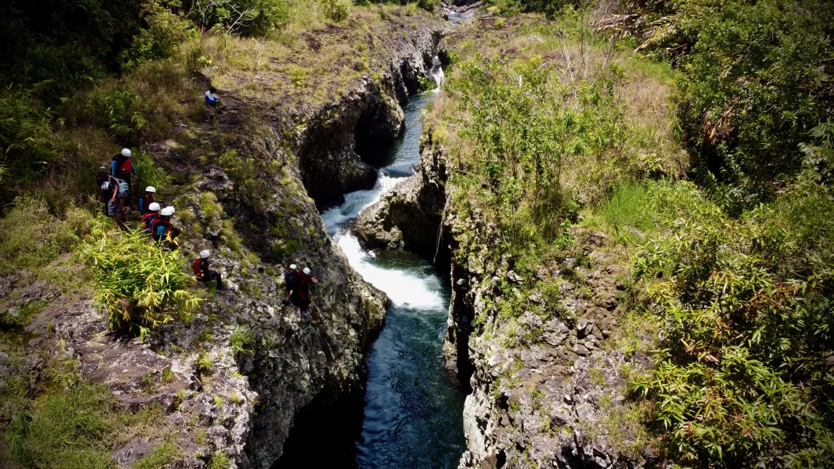 Rivière des Roches : Rando Aquatique Famille à La Réunion