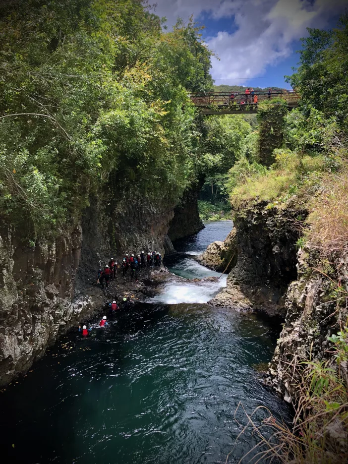 Rivière des Roches : Rando Aquatique Famille à La Réunion